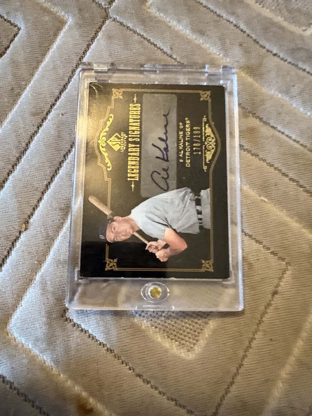 Upper Deck SP Legendary Signatures Al Kaline Auto Card 176/199 Detroit Tigers